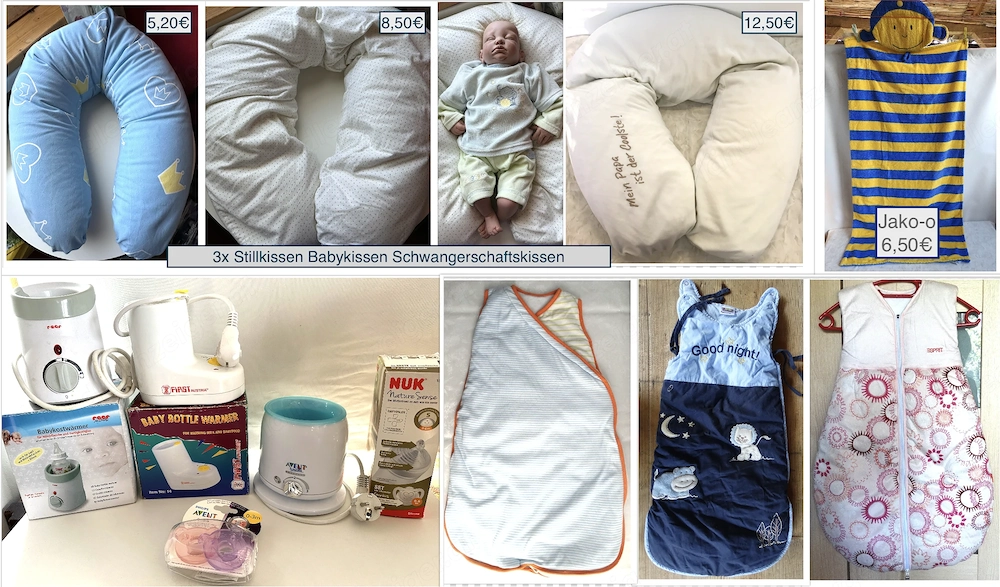Stillkissen Babykostwärmer Schlafsack