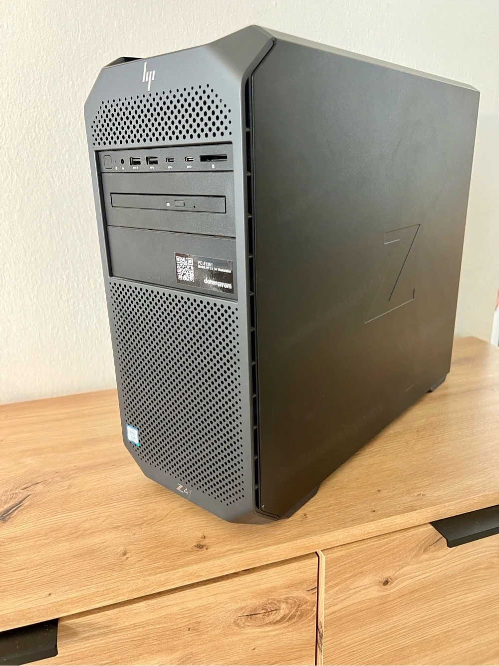 HP Z4 G4 Workstation - Xeon W-2123, 24GB RAM, Quadro P2000, 1TB