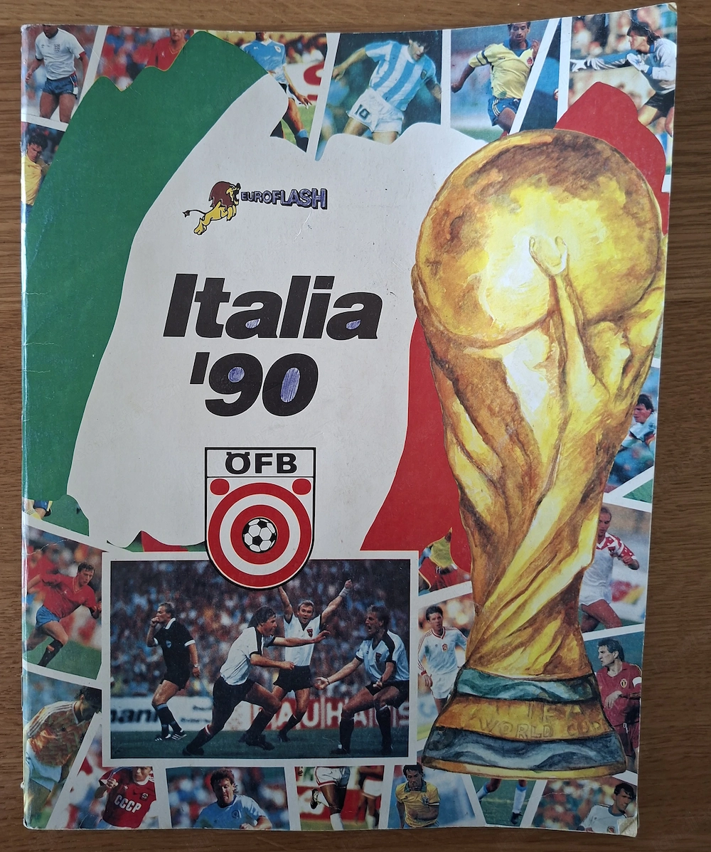 Italia '90 Sticker-Heft
