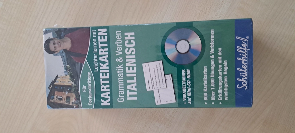 Italienisch - Lernhilfe Karteikarten