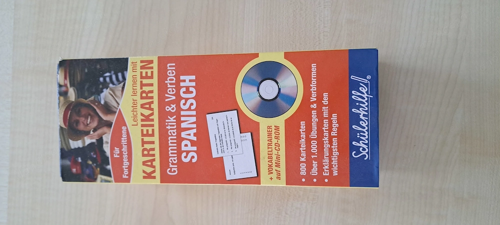 Spanisch lernen mit Karteikarten