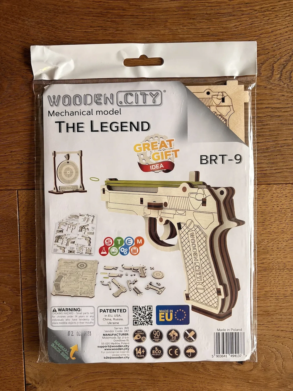 wooden city The Legend Holzpuzzle Waffe