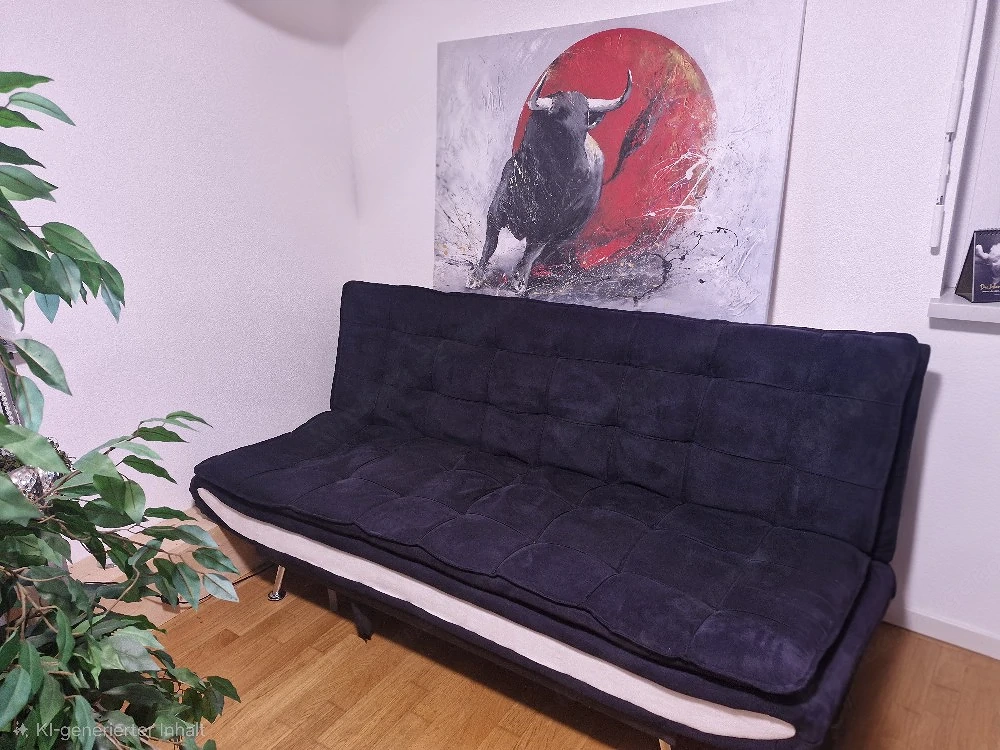 Schlafcouch und Bild zu verkaufen