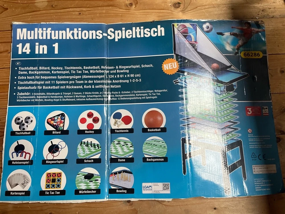 Tischfußball-Tisch