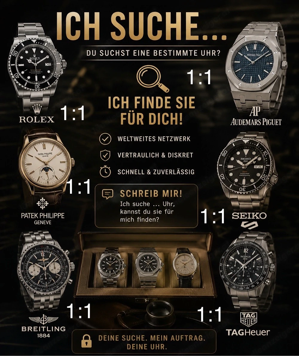 1:1 Uhren mit Box und Papier 