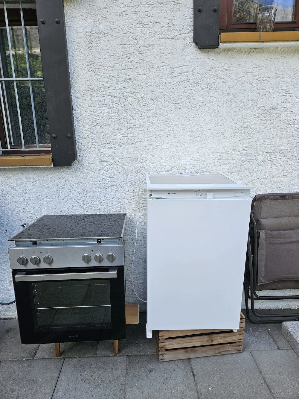 Einbauherd und Einbaukühlschrank GORENJE