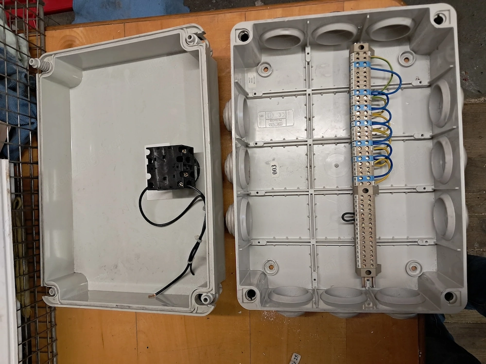 Elektroverteilerkasten mit Schalter