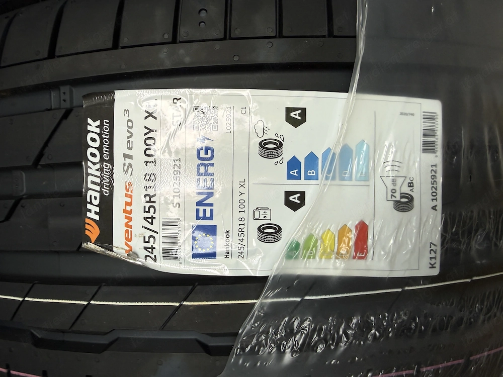 Sommerreifen NEU - Hankook ventus S1 evo 245 45R18 100