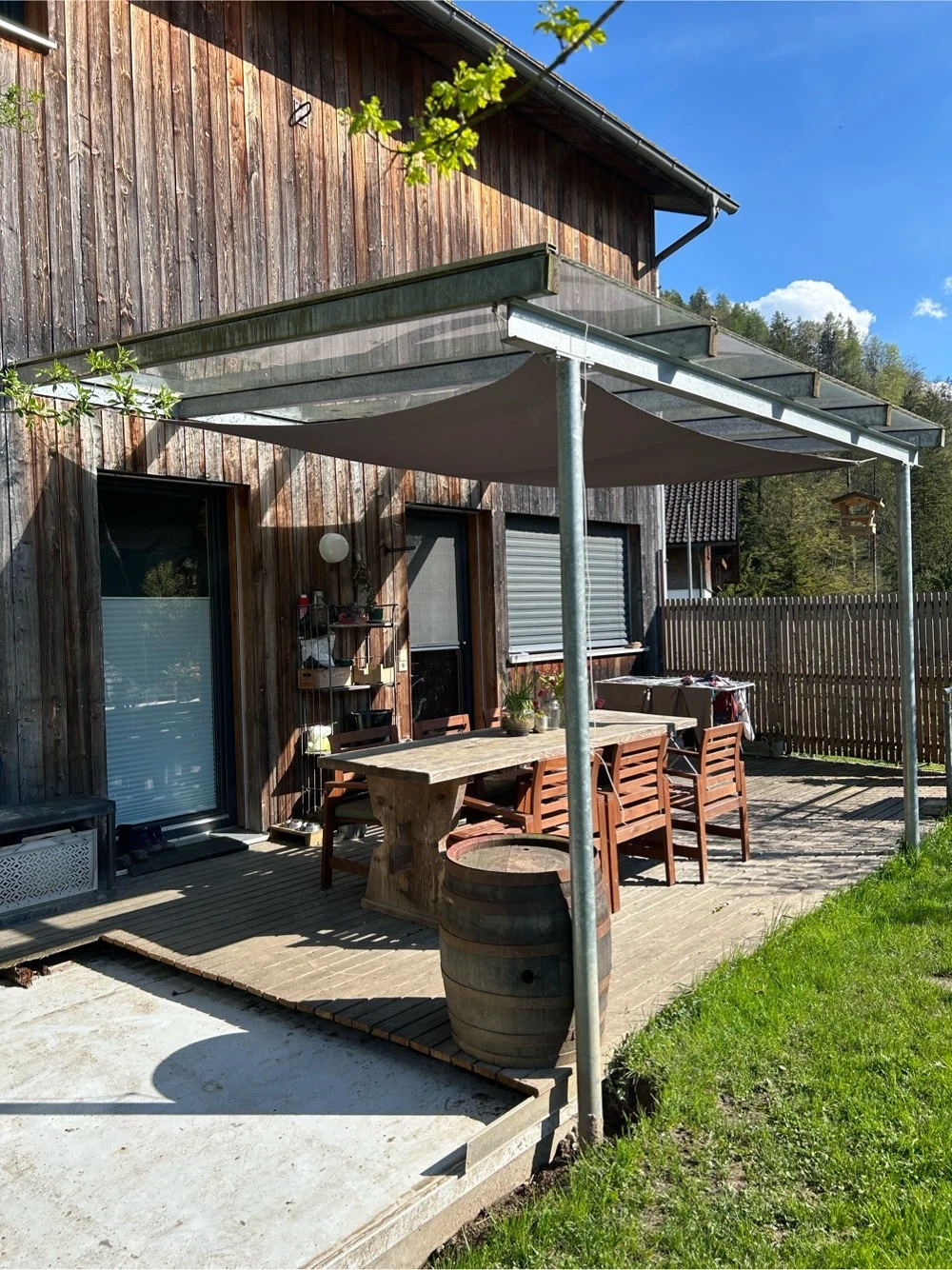 Terassenüberdachung Glas