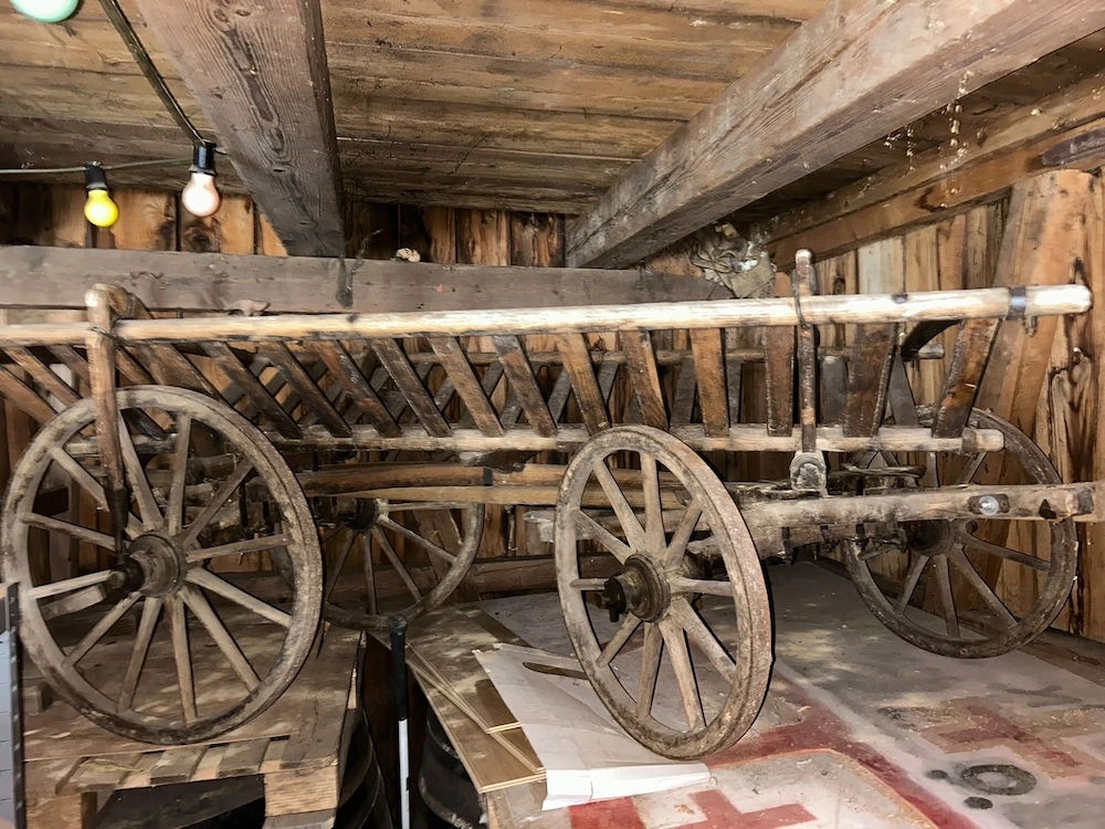 Alter Leiterwagen Holz 