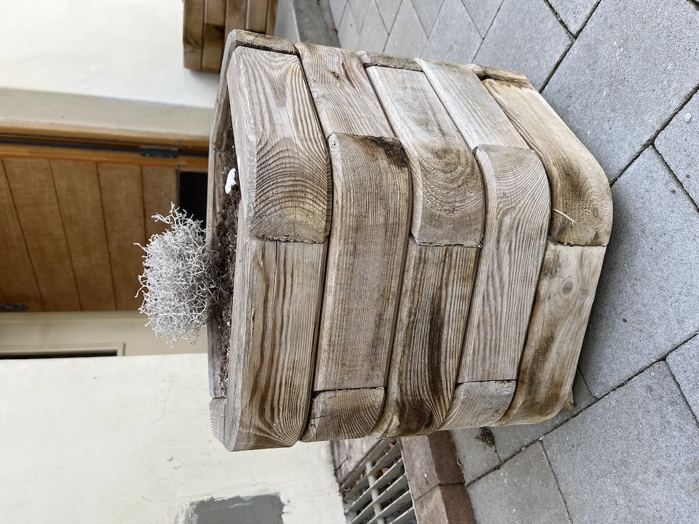 Blumenkasten Holz 6 eckig druckimprägniertes Holz 