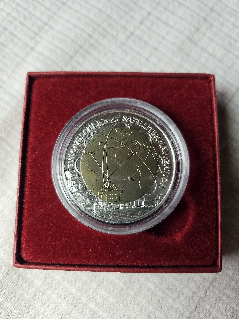 Silber-Niob-Münze 2006 "Europäische Satellitennavigation"