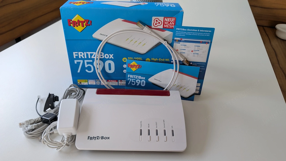 FRITZ!Box 7590 neuwertig OVP inkl. Zubehör Fritzbox Fritz Box