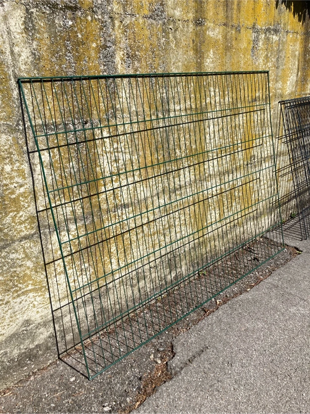 Gartenzaun (Einzelstabmatte) grün 150 x 200 cm