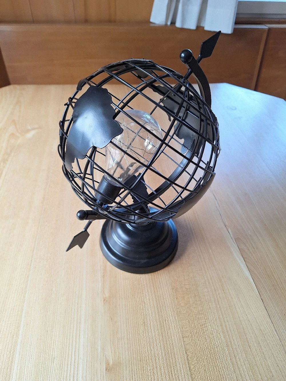 LED Dekoration Weltkugel