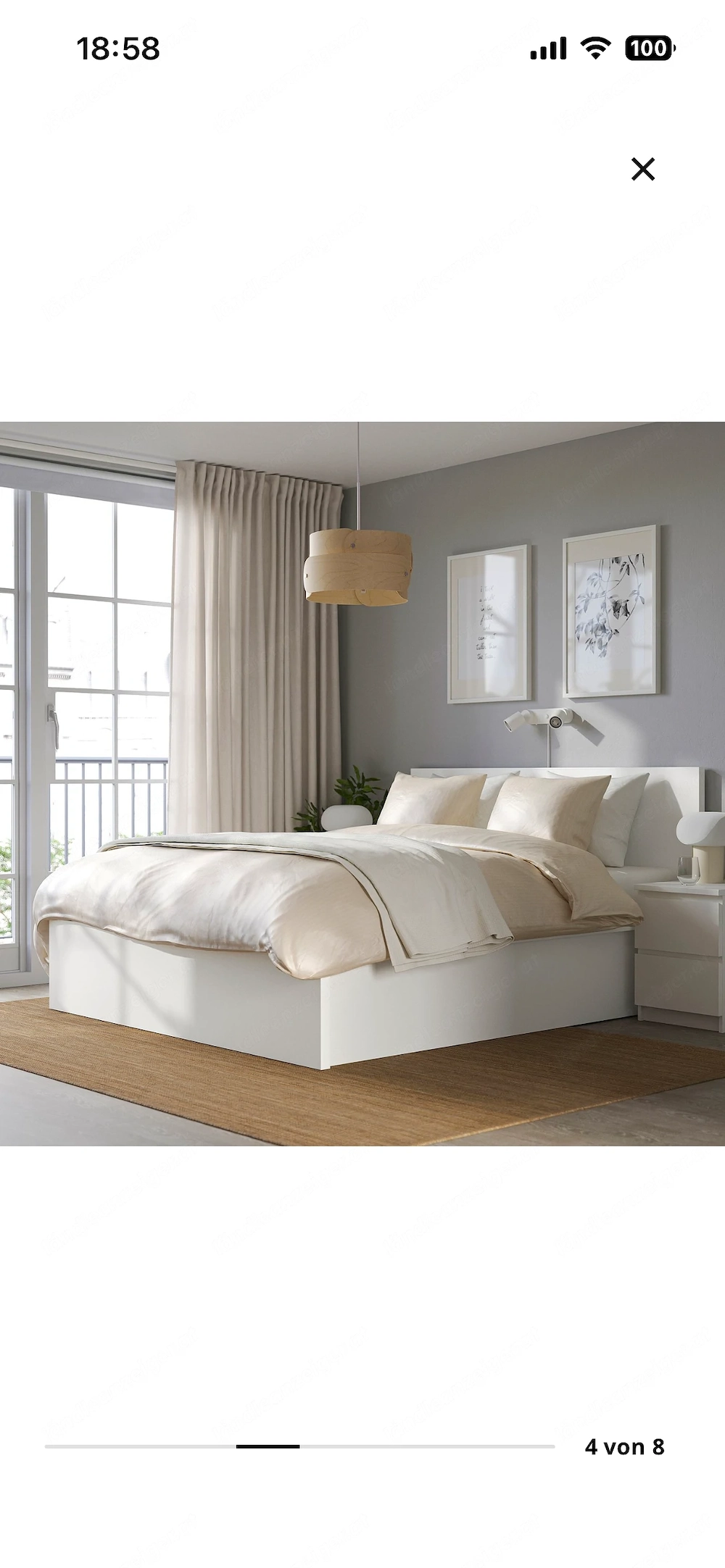 Ikea Malm Bett mit Stauraum