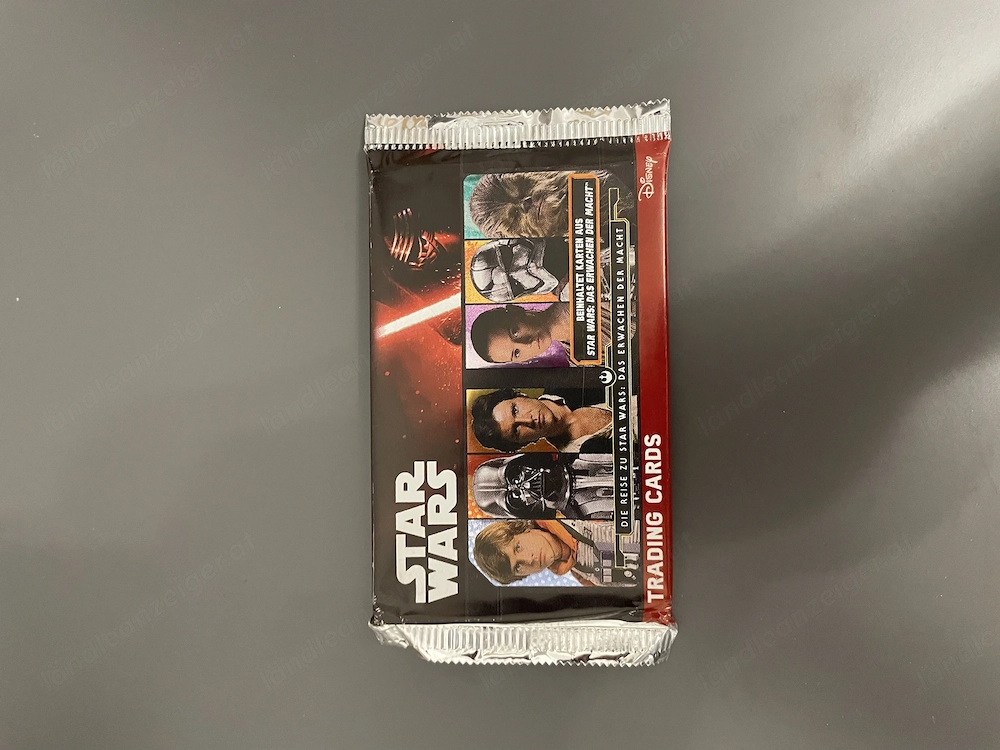 4x Star Wars Trading Cards Booster - Das Erwachen der Macht - OVP   NEU