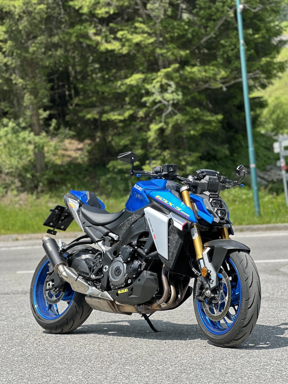 Gut gepflegtes Motorrad zu verkaufen 