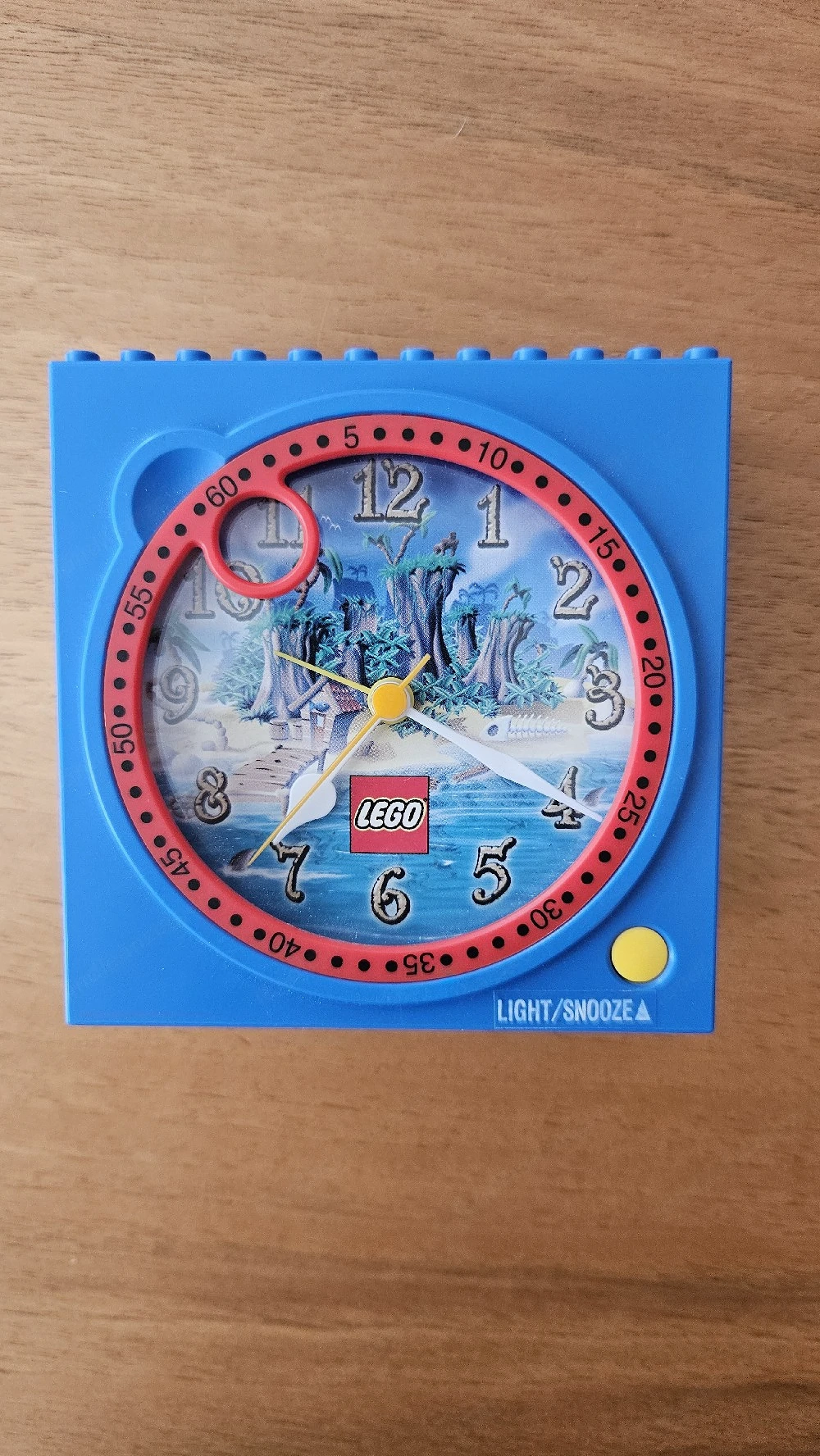 Lego Wecker blau