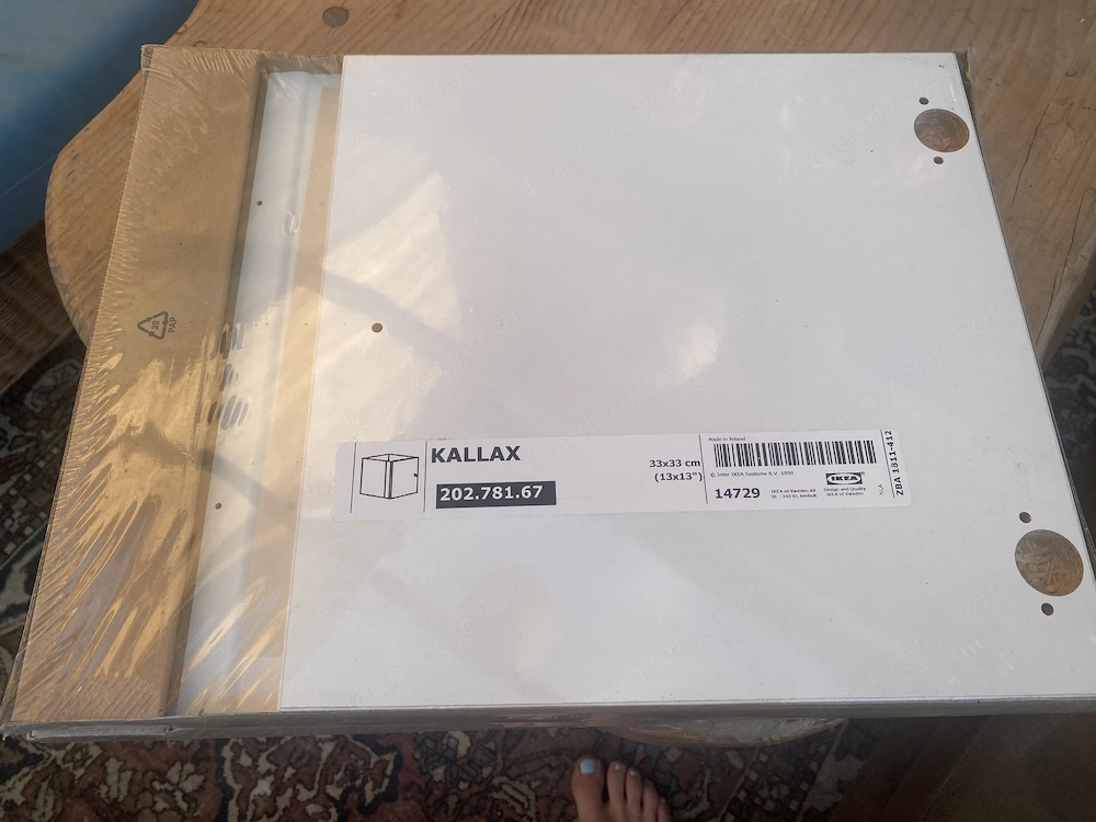 2 Stück Ikea Kallax Regaleinsätze