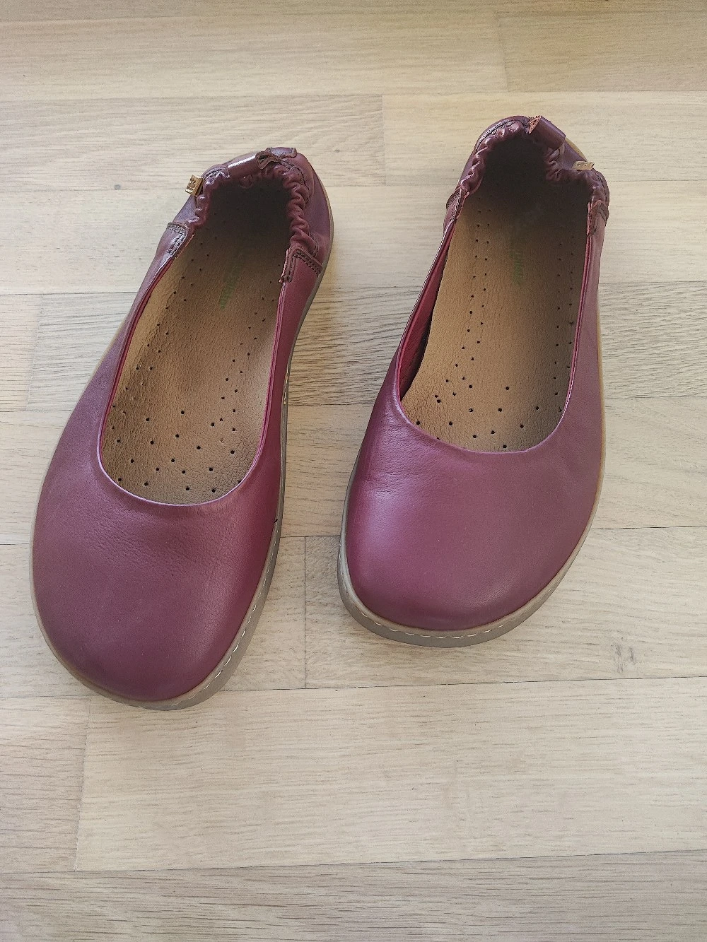 El Naturalista Barfuß- Komfort-Ballerinas, Gr. 40, burgunderrot, Echtleder (nur 1x getragen)