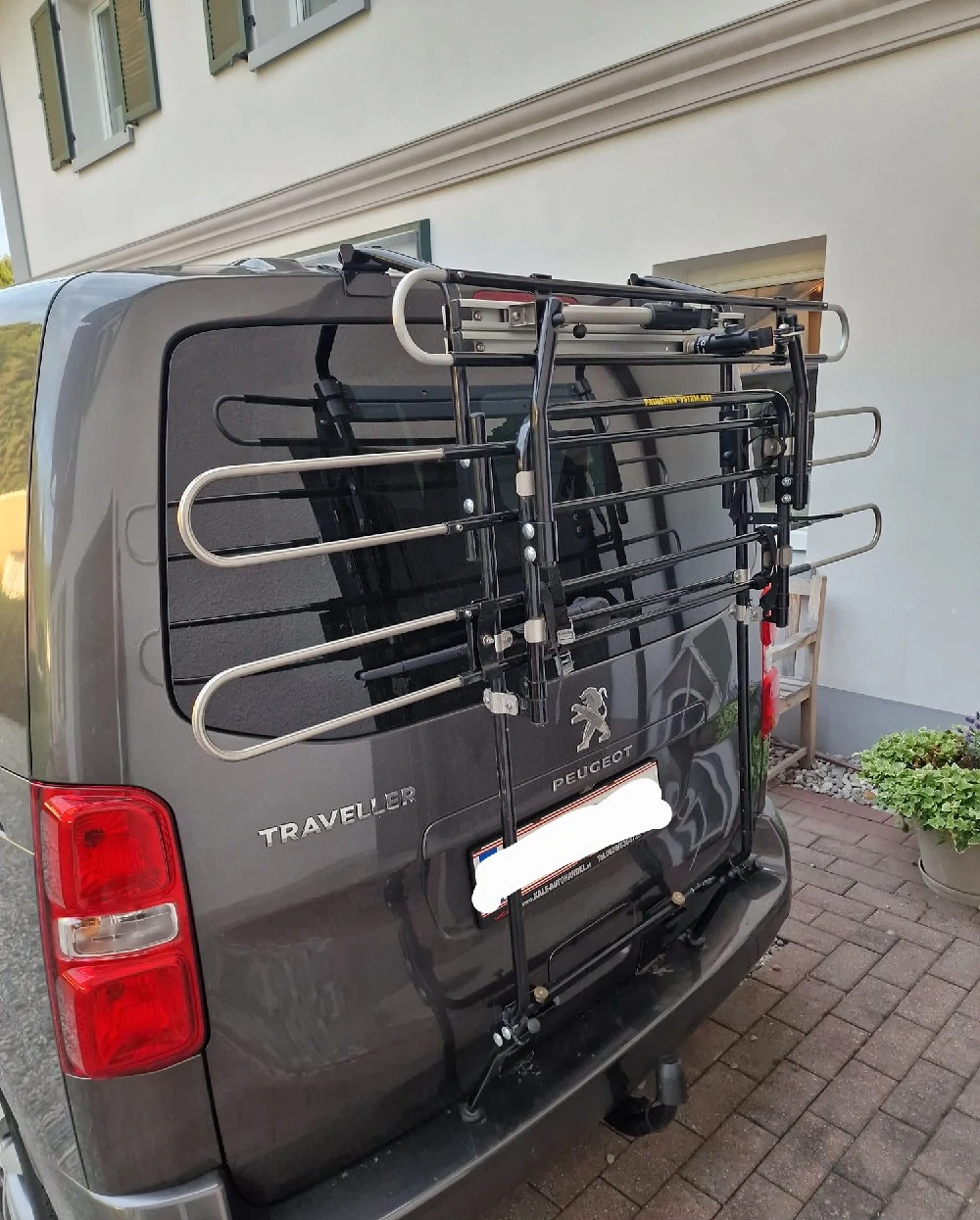 Paulchen Fahrrad-Heckklappenträger Peugeot Traveller