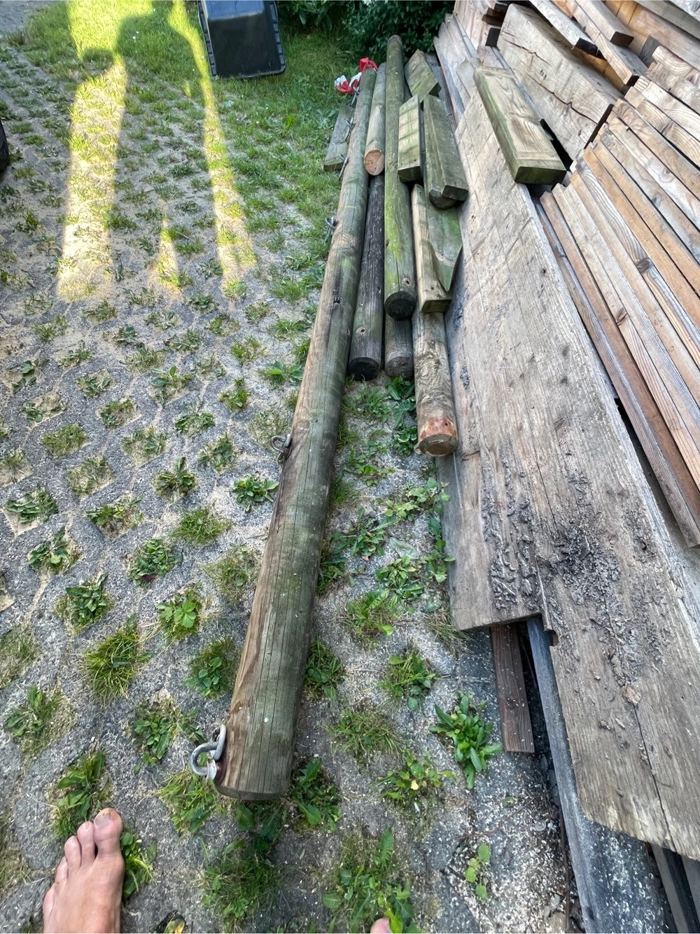 Holz druckimprägniert