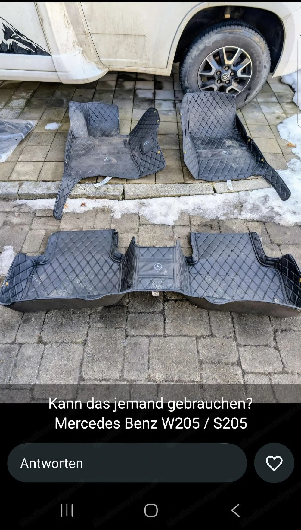 Mercedes-Benz W205 Fußmatten 