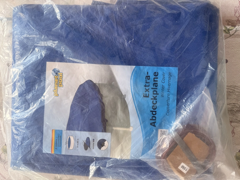 Verkaufe extra Abdeckplane Winter Cover 5,50 m Durchmesser 