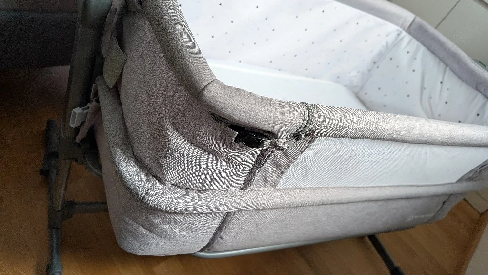 Kinderkraft Neste Up Zustellbett zusammenklappbar grau