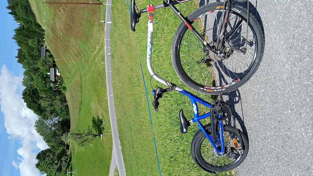 Anhängefahrrad für Kinder