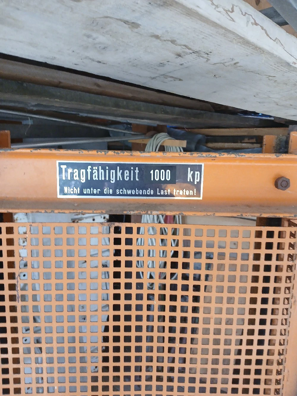 hubwagen mit Batterie 