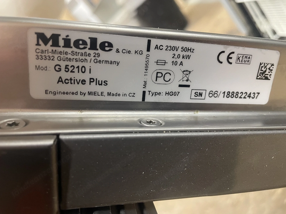 Miele Geschirrspüler