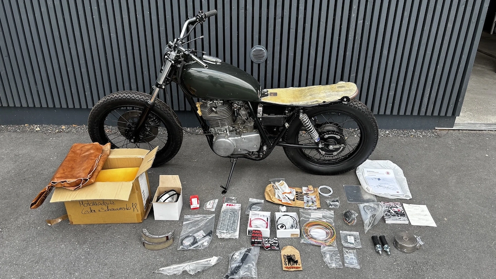 Yamaha SR 500 (Baujahr 1980)   Restaurationsprojekt   viele Neuteile