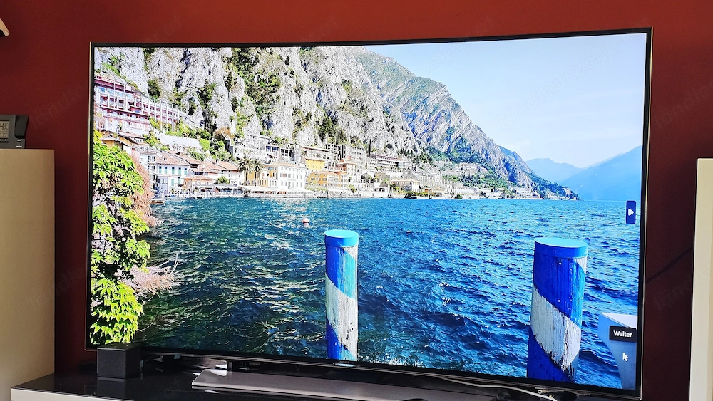Samsung 65" (163 cm), 4k UHD Premium LED-TV mit One Connect Box, Curved Design, 3D, TwinTuner