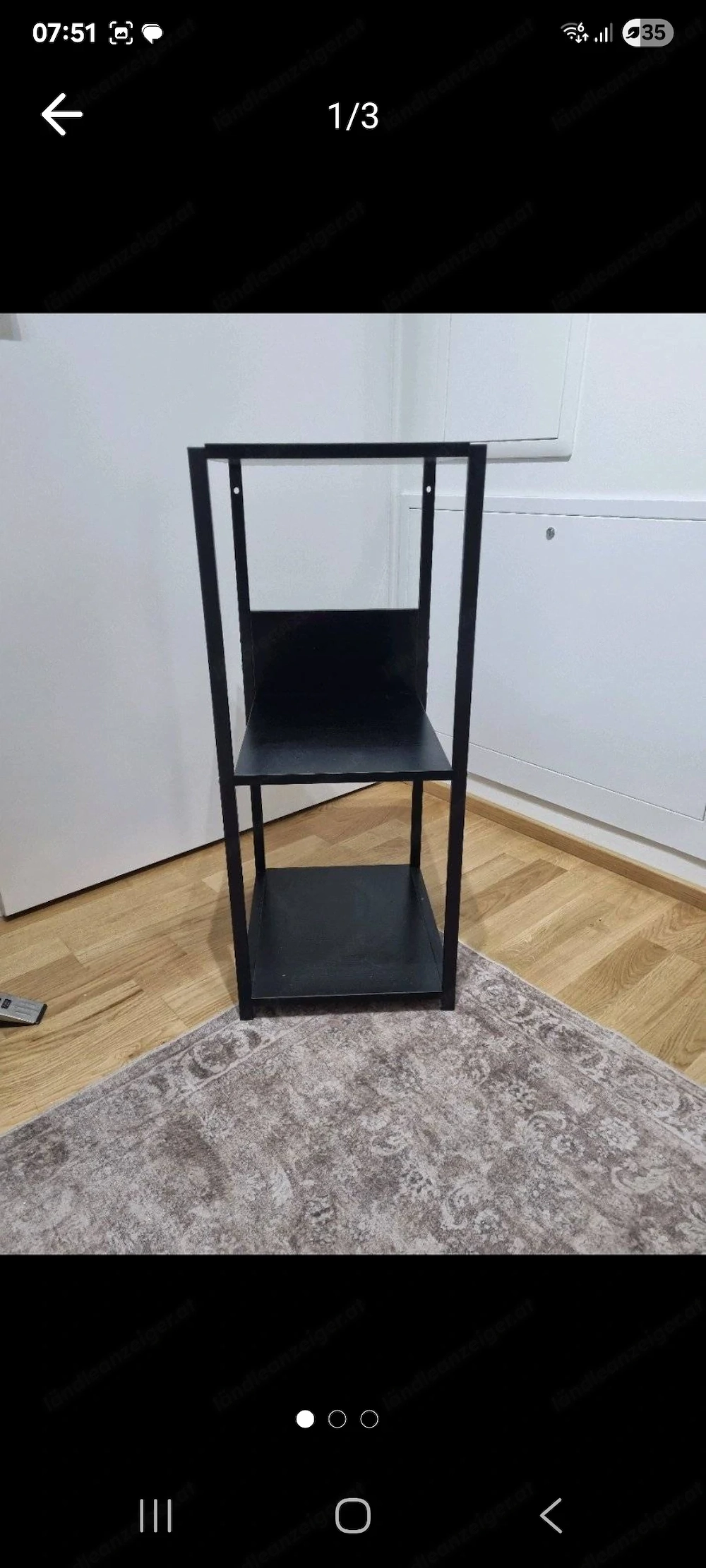 Regal schwarz
