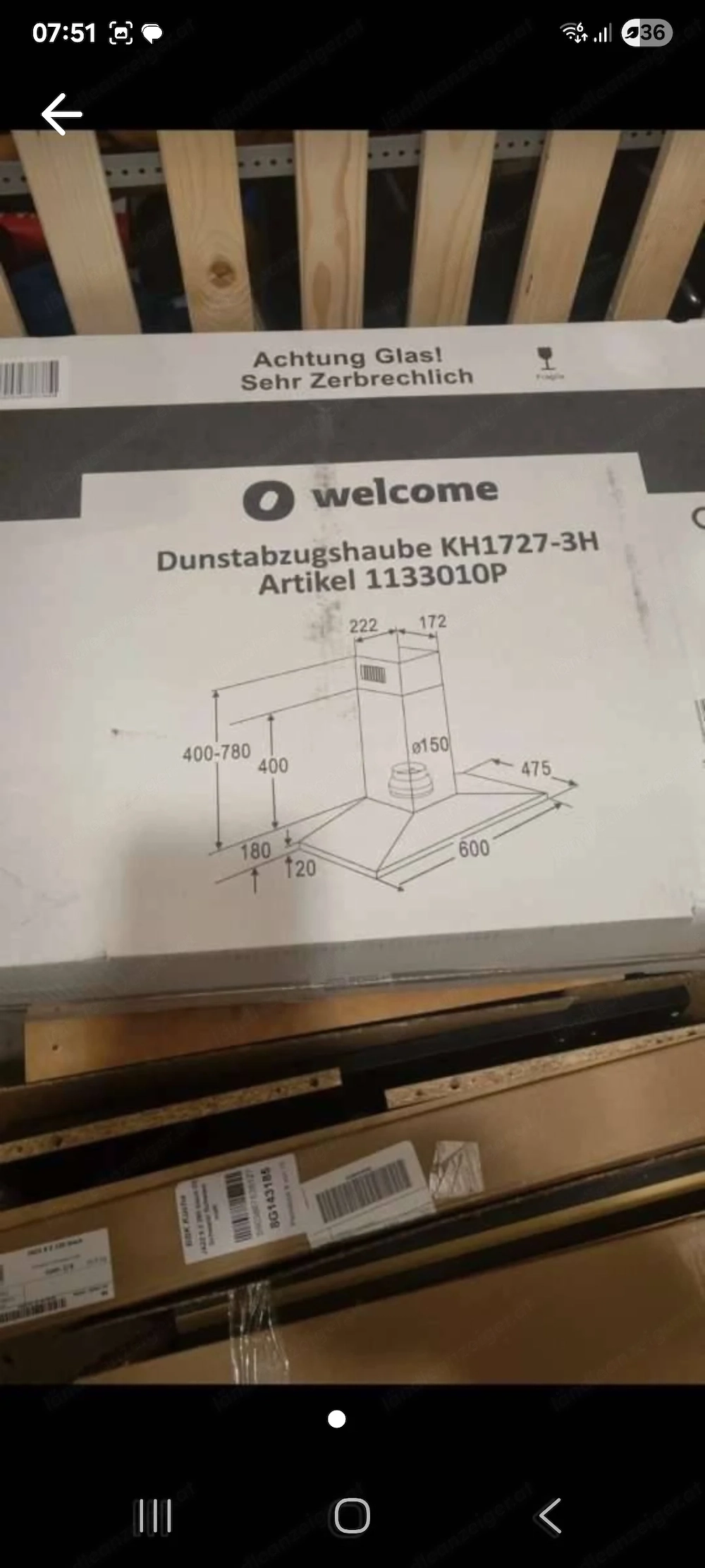 Dunstabzugshaube neu