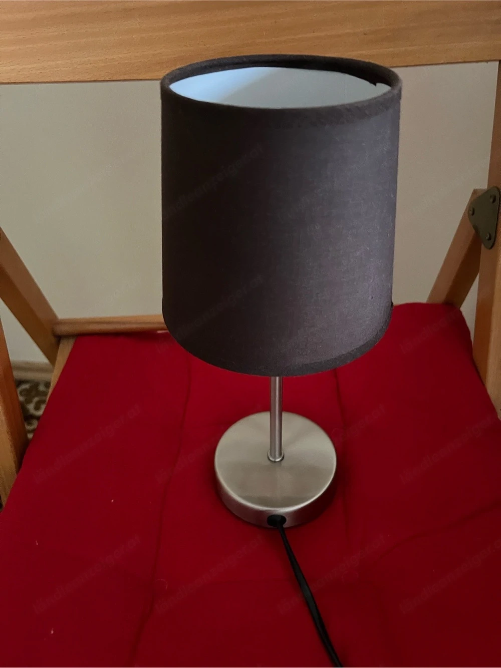 Nachtischlampe braun