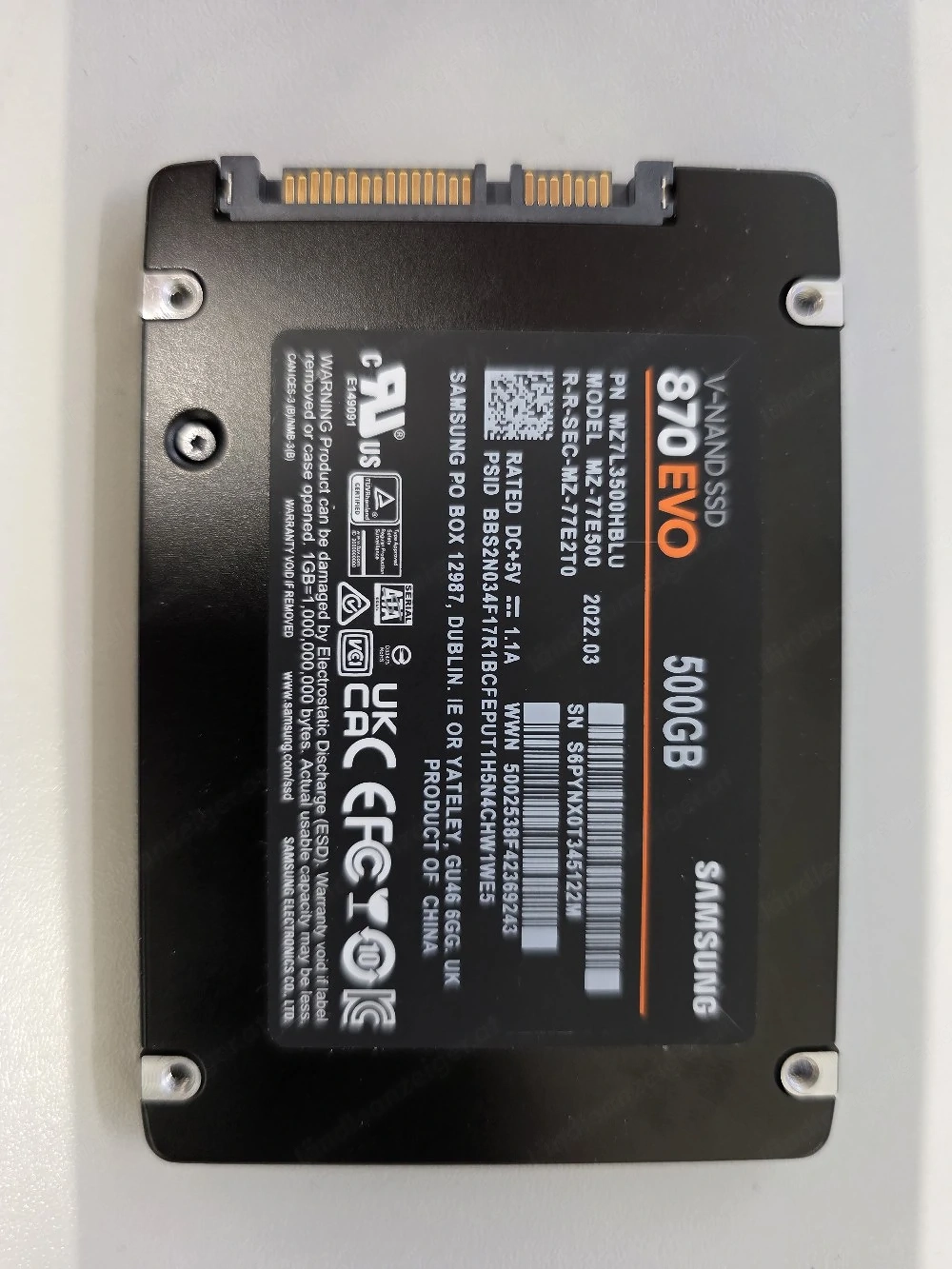 Samsung SSD 500 GB
