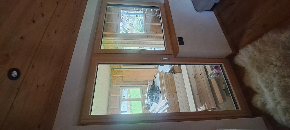 Fenster und Fenster Türkombination