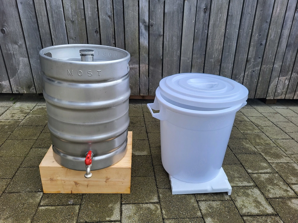 Edelstahl Druckfass