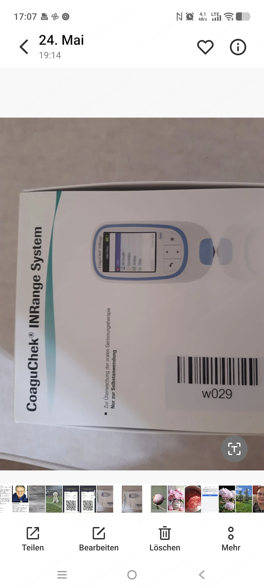 Blutverdünnungs-Messgerät für Selbstmessung