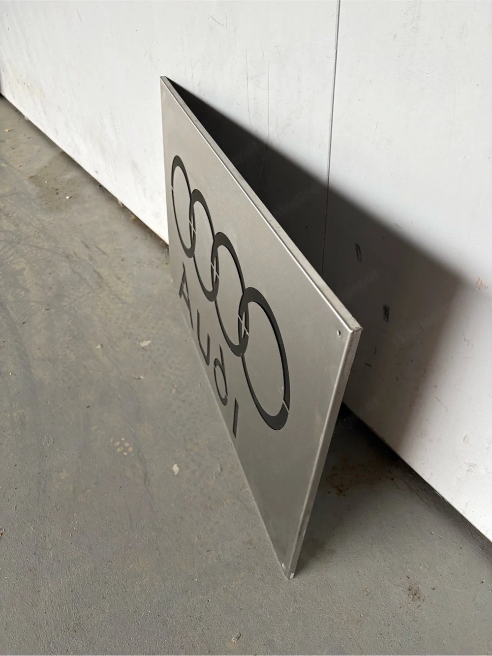 Audi Edelstahlschild   Werkstattschild   Garagendeko   Neu   1 mm Edelstahl