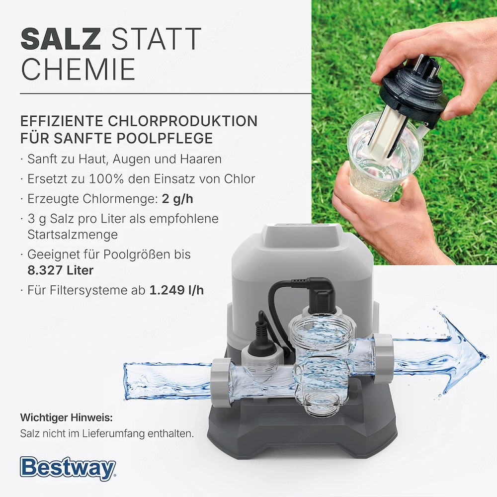 Bestway Pool Salzwasseranlage