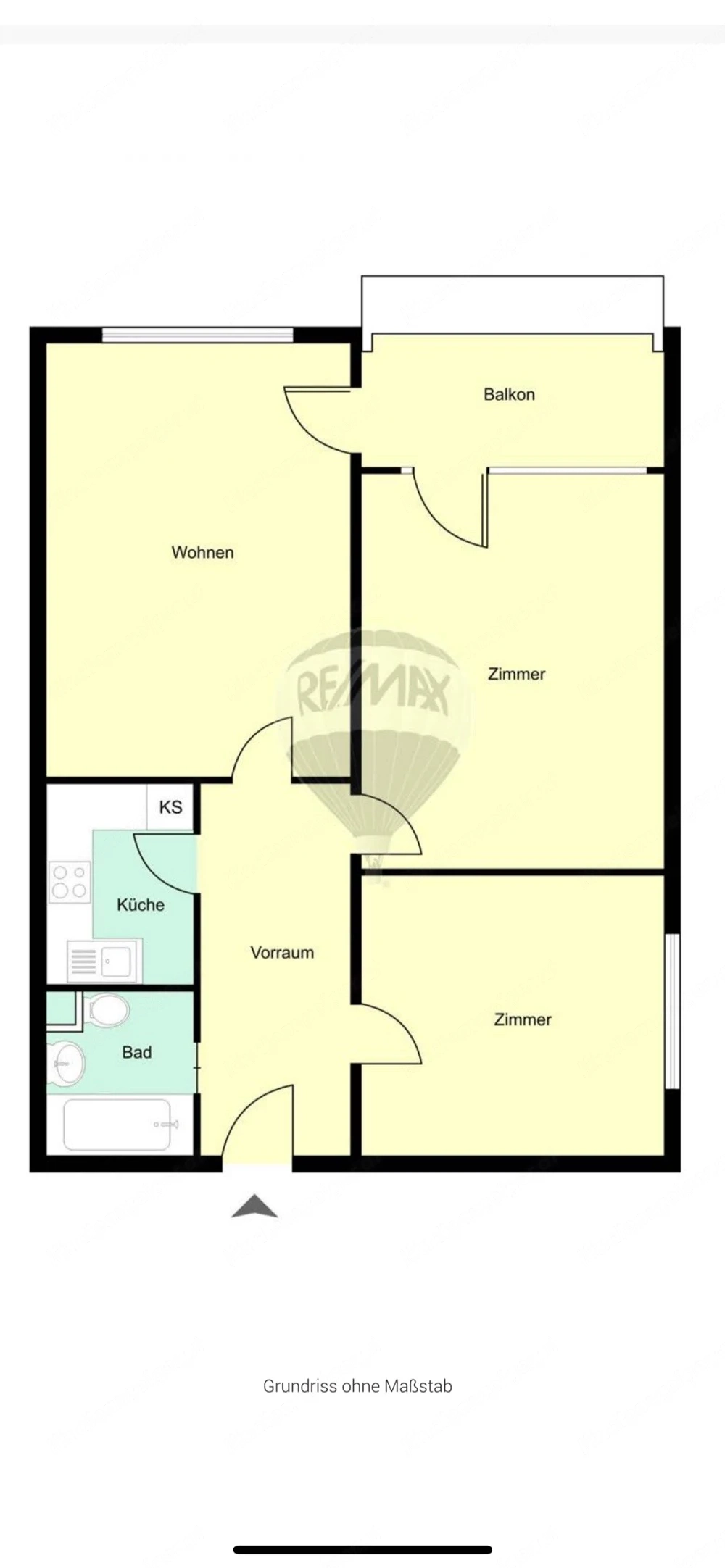 3 zimmer Wohnung 