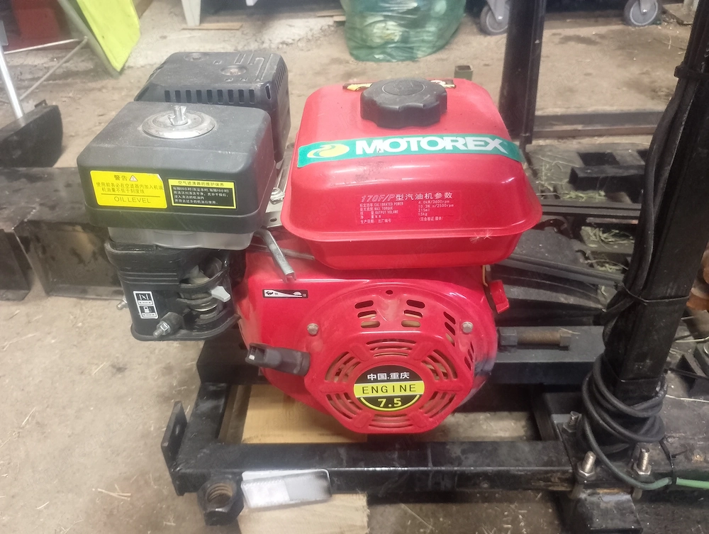 Stand Motor mit Riemen Scheibe 