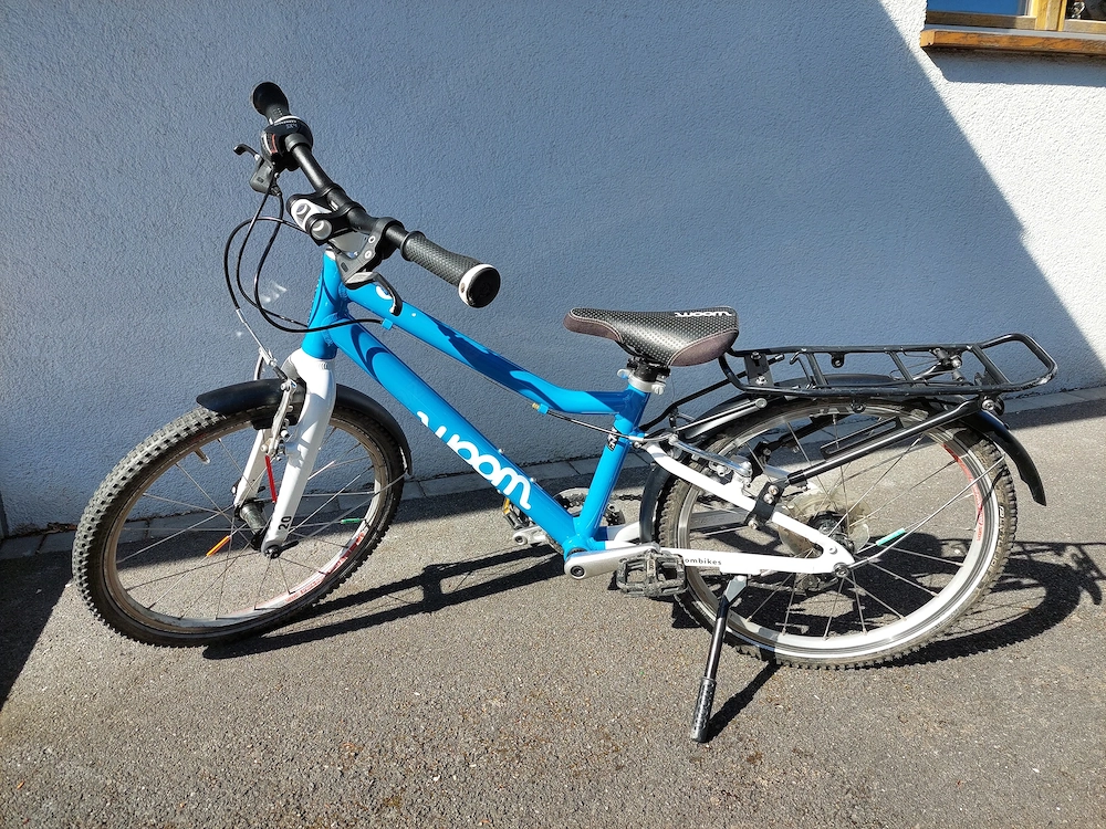 Kinderfahrrad Woom 4 blau