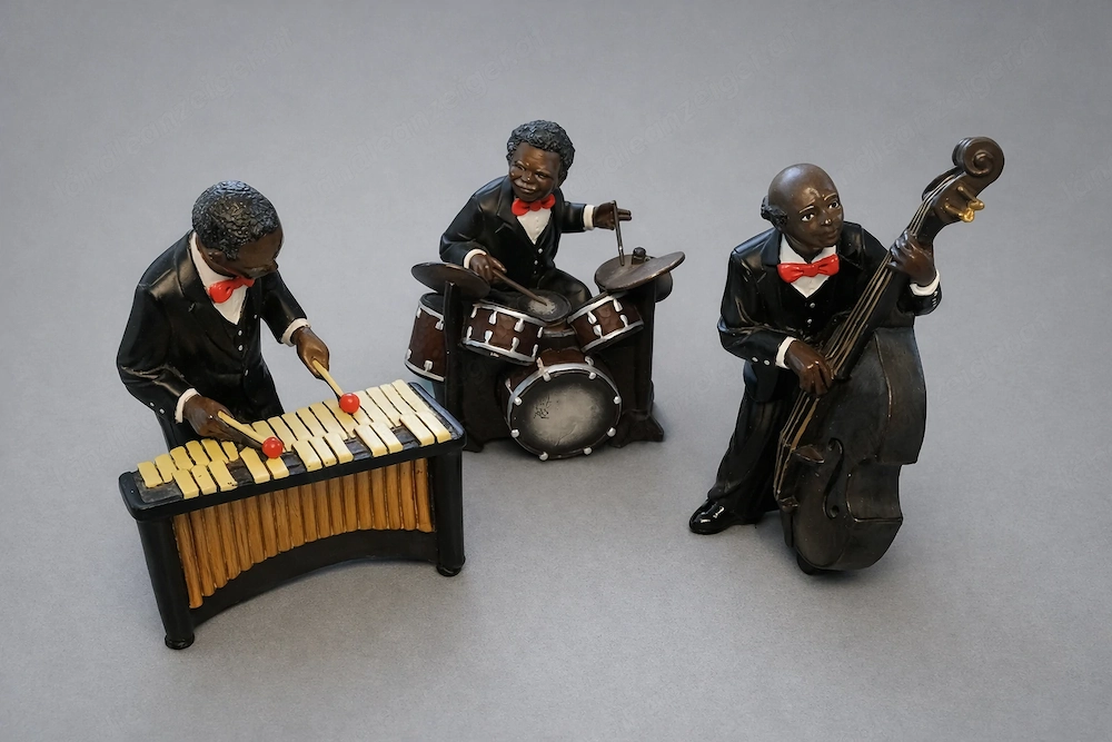  All That Jazz    3 originale Musiker Figuren von Parastone (1991, seltenes Set!)