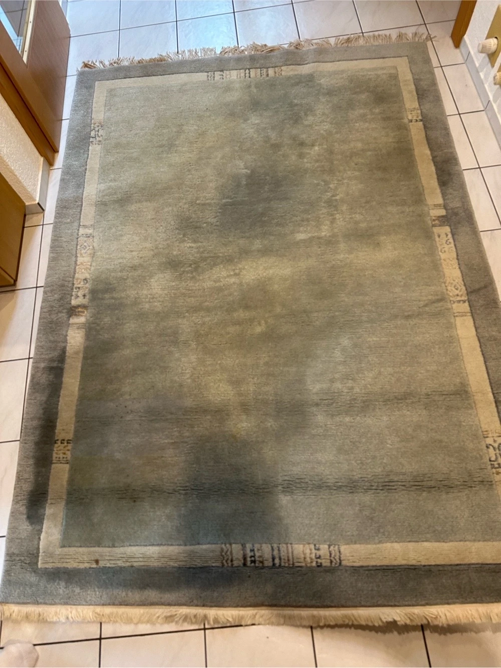 Teppich aus Schurwolle