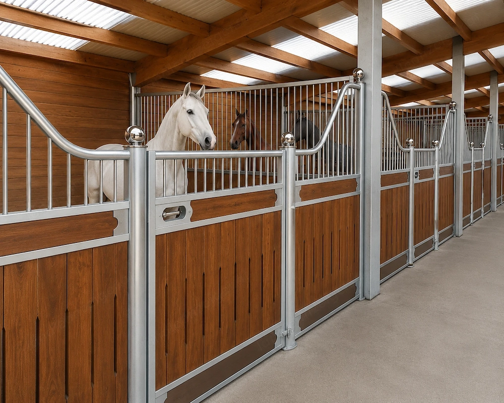 Pferdeboxen kaufen - Stallfronten & Boxensysteme, ideale Stalllösungen für Pferdehöfe